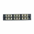 Swe-Tech 3C LGX Comp Adapter Plate featuring a Bank of 6 Duplex SC Conn in Beige for OM1 and OM2 applications FWT68F3-11060